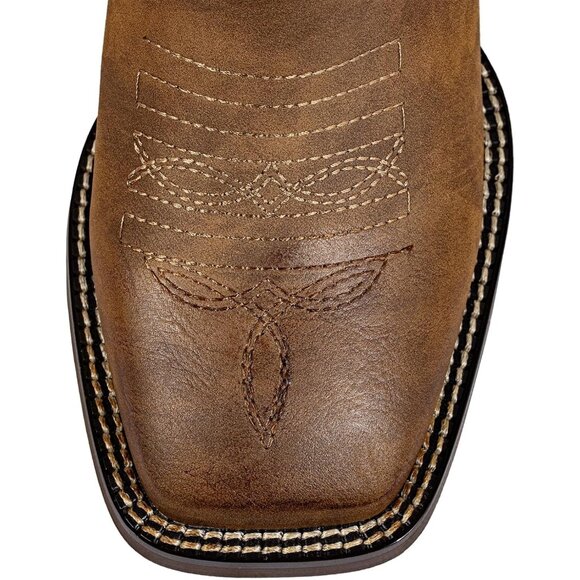 SheSole Womens Brown Extra Wide Calf Boots with Hidden Stretch Panel for Fuller - Picture 4 of 8